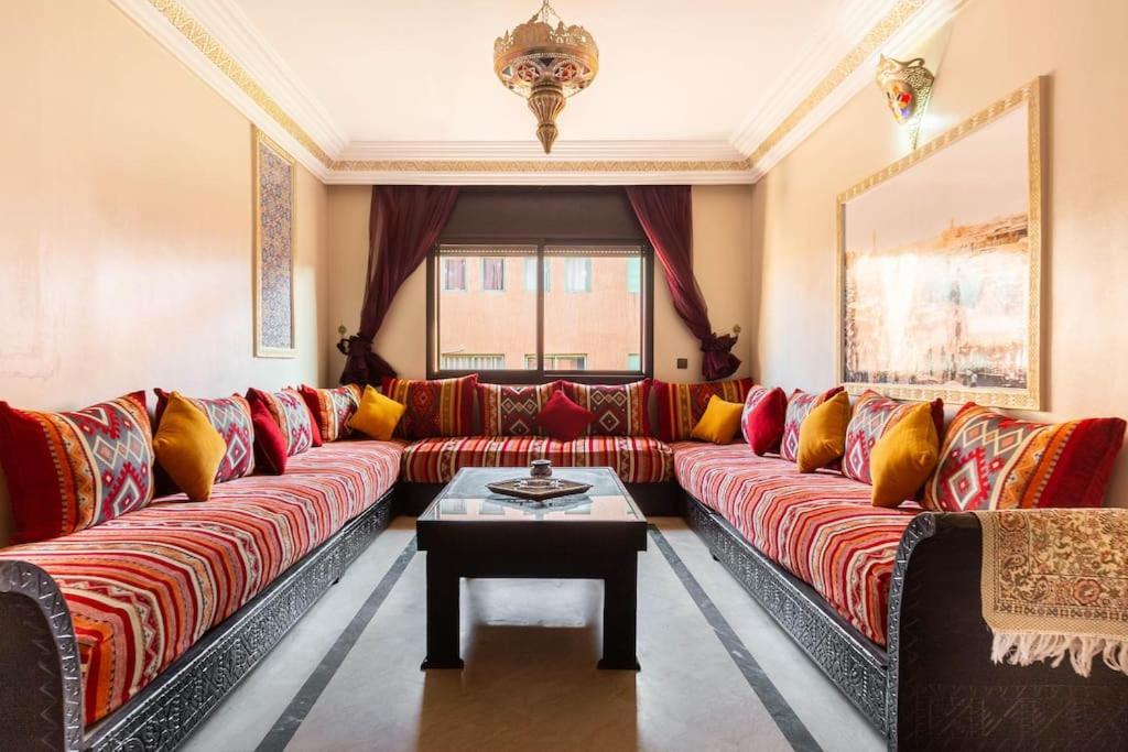 logement booking piscine Gueliz Marrakesh Esterno foto