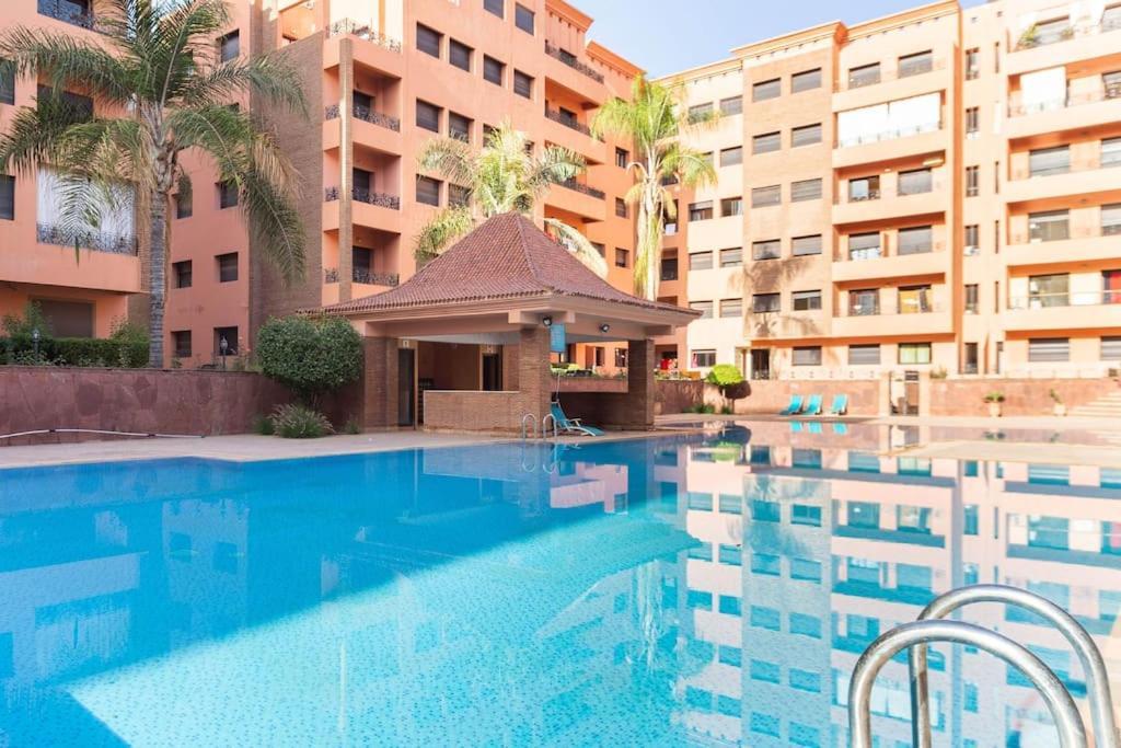 logement booking piscine Gueliz Marrakesh Esterno foto