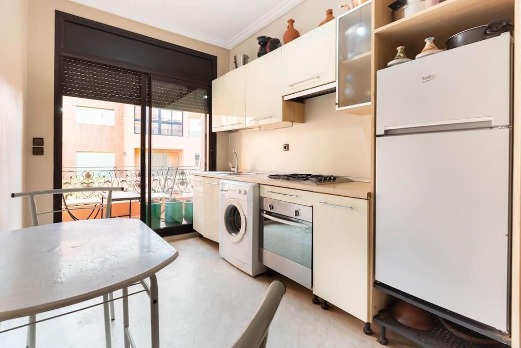 logement booking piscine Gueliz Marrakesh Esterno foto