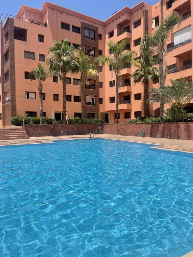 logement booking piscine Gueliz Marrakesh Esterno foto